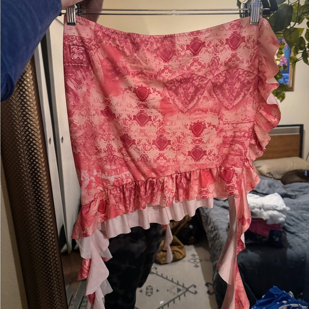 Pink Strapless Ruffle Summer Set - Picture 6 of 6